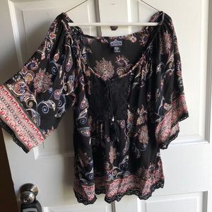 Boho sleeve shirt